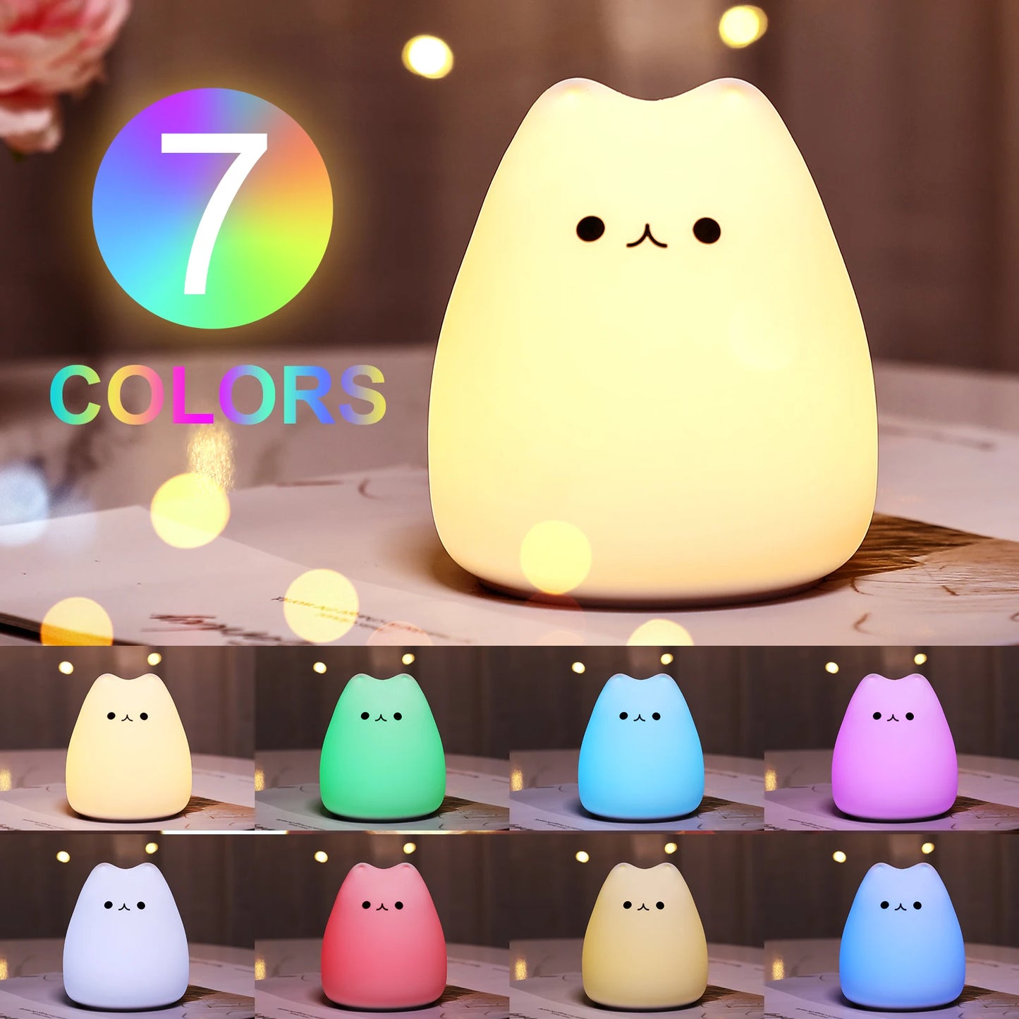 Mini Kawaii Baby Night Lamp