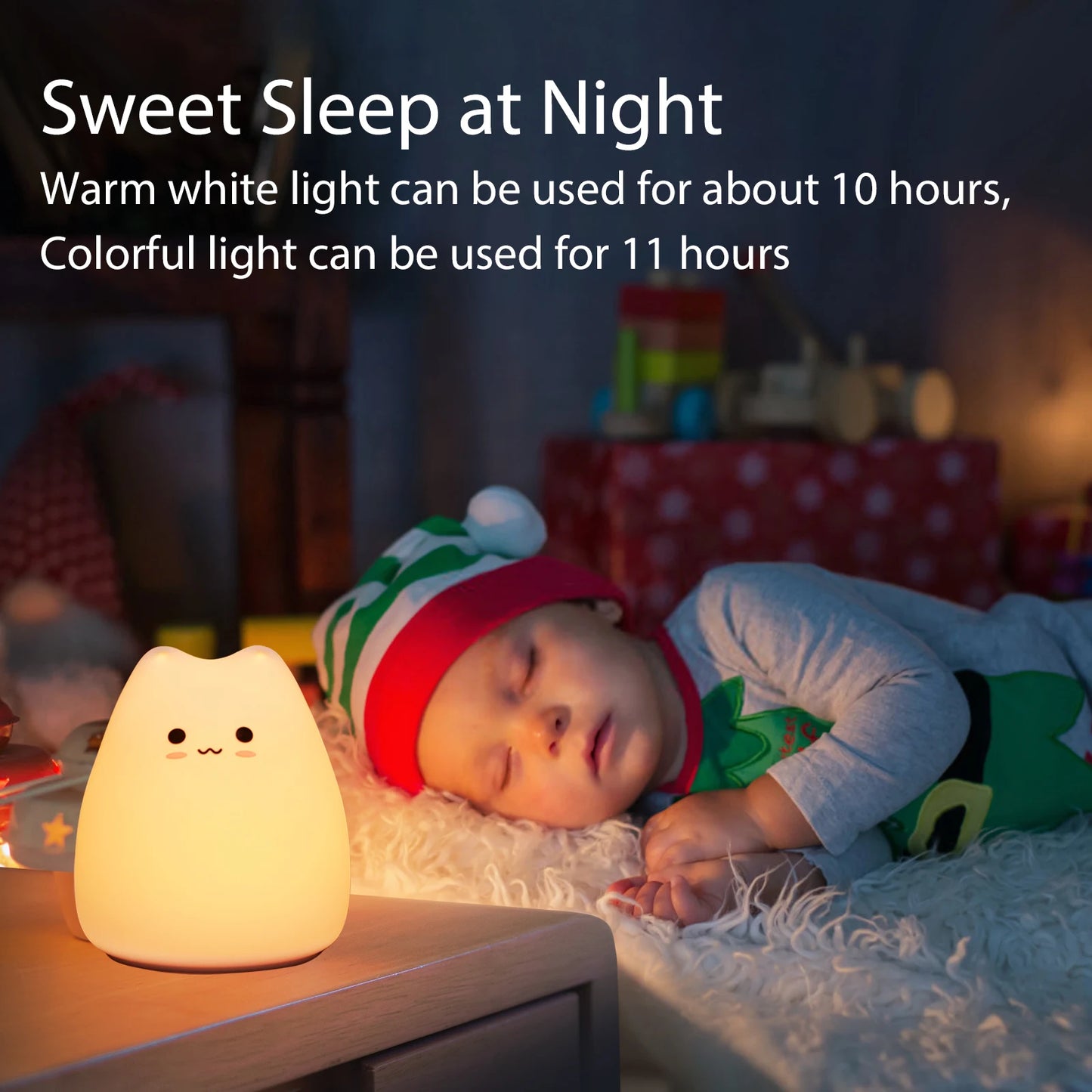 Mini Kawaii Baby Night Lamp